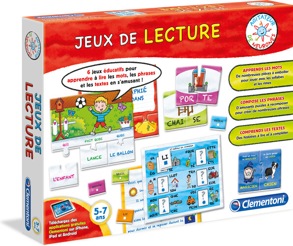 Jeux de Lecture Petit Savant 5-7 ans. Jeu éducatif. - Clementoni