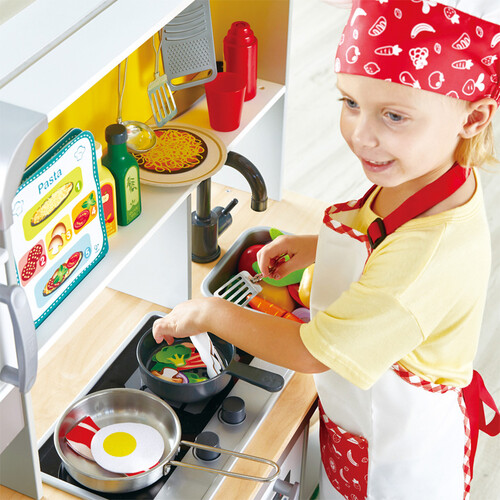 Hape Deluxe kitchen w/fun fan stove 6943478032699