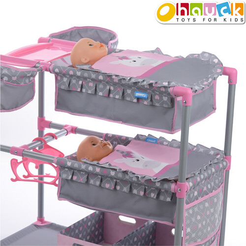 Hauck Toys Centre de jeu de luxe pour poupées (Unicorn Heart) 621328918060