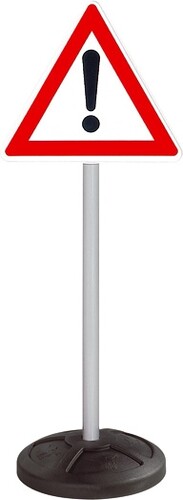 BIG BIG panneau signalisation, ensemble de 6, 69 cm 4004943011983