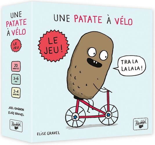 Randolph Pub Ludique Une Patate à vélo (fr) 784099943225