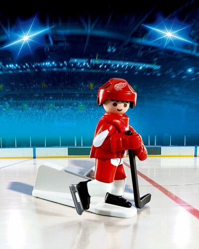 Playmobil Playmobil 5077 LNH Joueur de hockey Red Wings de Détroit (NHL) (oct 2015) 4008789050779