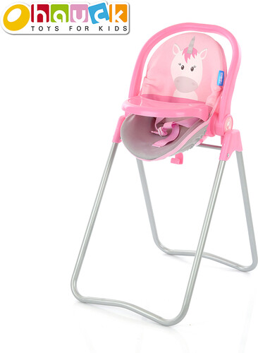 Hauck Toys Chaise haute dlx 3-en-1 pour poupée (Unicorn Heart) 621328930062
