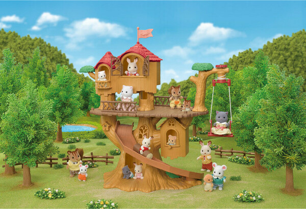 Calico Critters Calico Critters Adventure Tree House Gift Set 020373218864