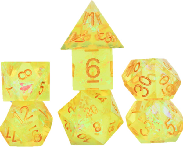 Sirius Sharp-edged yellow fairy 7-die set 810113710471