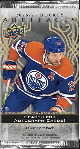 Upper Deck Upper Deck Artifacts Hockey 26/27 Hobby Booster (unité) (4/8/20) 053334311250