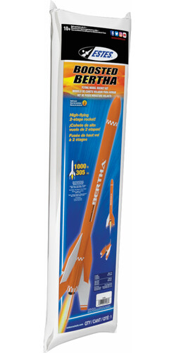 Estes Boosted bertha rocket kit 047776019461