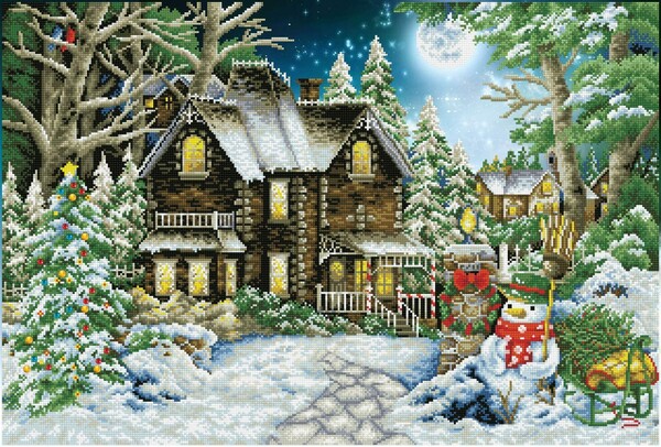 Diamond Dotz Broderie Diamant - Terre merveilleuse d'hiver (Winter Wonderland) (Diamond Painting, peinture diamant) 4895225912551