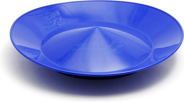 Mister Babache Assiette chinoise Play 24 cm bleue + baguette (unité) 