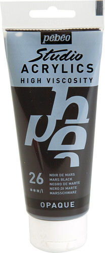 pébéo Acrylique Studio 100ml noir de mars 26 3167868310263