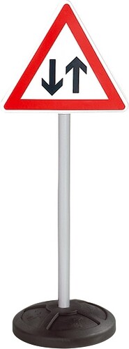 BIG BIG panneau signalisation, ensemble de 6, 69 cm 4004943011983