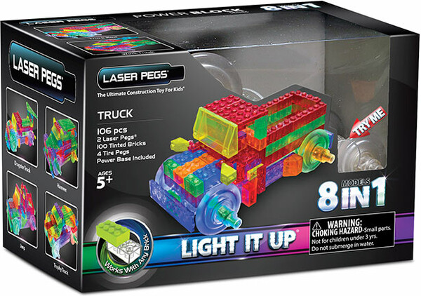 Laser Pegs - briques illuminées Laser Pegs camion 8 en 1 (briques illuminées) 810690020581