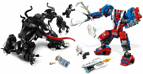 LEGO LEGO 76115 Super-héros Spider Mech vs. Venom, Spider-Man 673419302913