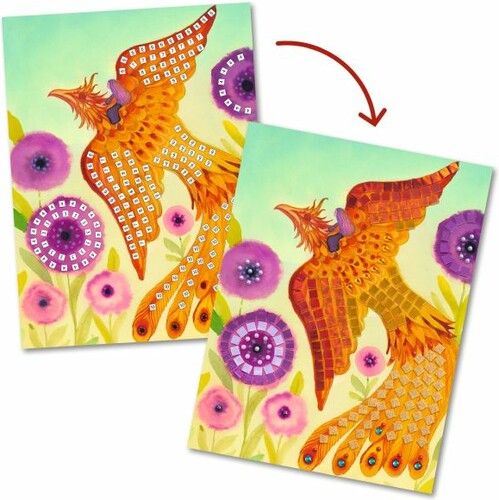 Djeco Kit mosaïques créatures légendaires (fr/en) 3070900094086