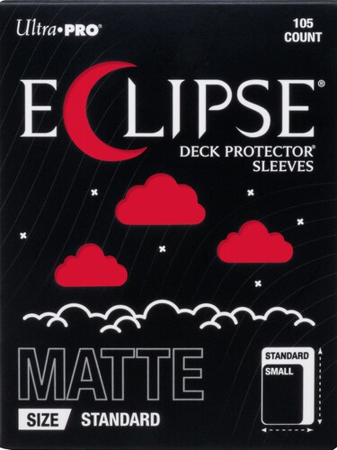 Ultra PRO Protecteurs de cartes Standard Eclipse PRO-Matte Rouge 105ct 074427166847