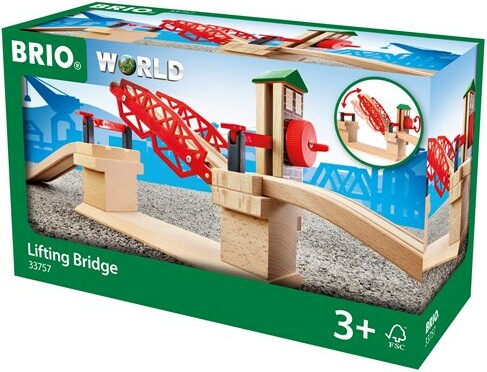 Brio Train Brio Train en bois Pont basculant 33757 7312350337570