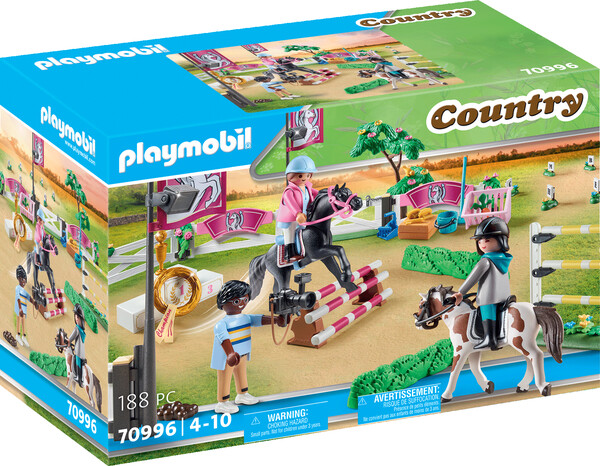 Playmobil Playmobil 70996 Parcours d'obstacles avec chevaux 4008789709967