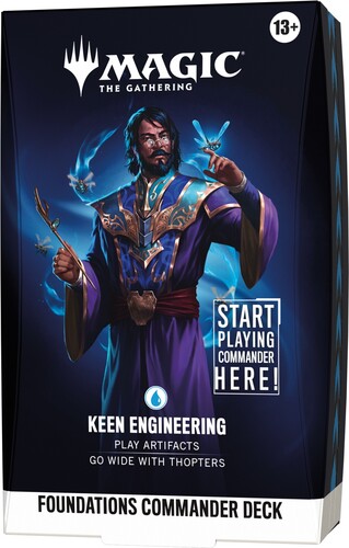 Wizards of the Coast MTG Foundations - Commander Deck - Keen Enginneering 195166337722