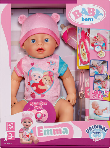 Zapf Creation Baby Born (43cm) - fille magique 4001167835005