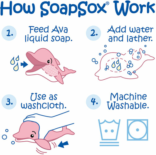 SoapSox Ava le dauphin -SoapSox 853133005240