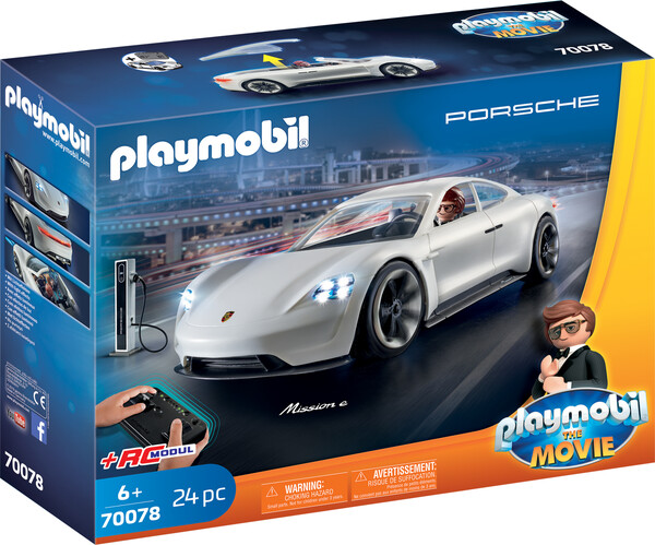 Playmobil Playmobil 70078 Playmobil le film Rex Dasher et Porsche Mission E téléguidée 4008789700780