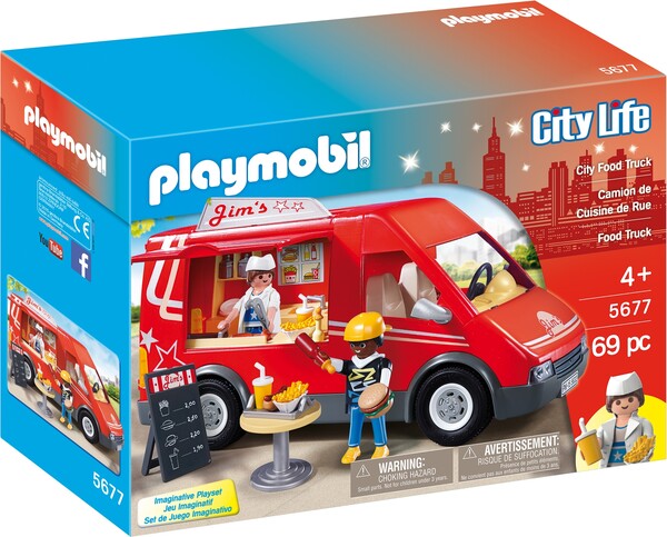 Playmobil Playmobil 5677 Camion de cuisine de rue (Food truck) (ancien 5632) (juin 2016) 4008789056771