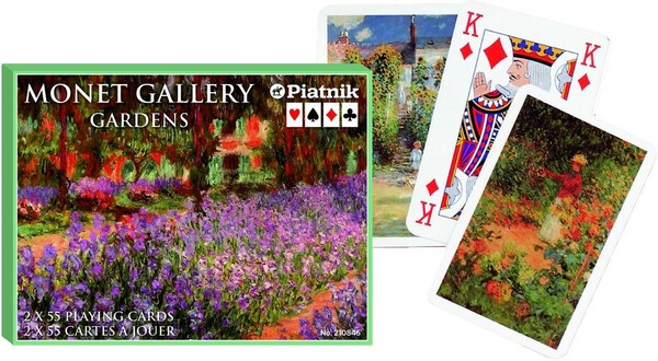 Piatnik Cartes à jouer jardins de Monet 9001890210846