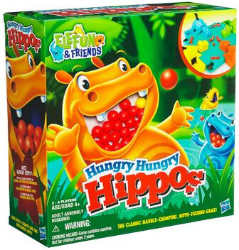 Hasbro Hungry Hungry Hippos (fr/en) (Hippos affamés) 630509650712