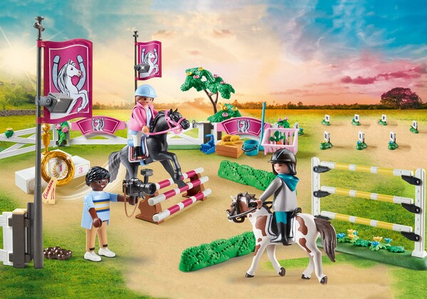 Playmobil Playmobil 70996 Parcours d'obstacles avec chevaux 4008789709967