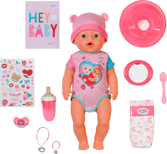 Zapf Creation Baby Born (43cm) - fille magique 4001167835005