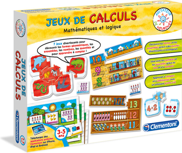 Clementoni Jeux de calculs (fr) mathématiques et logique 8005125625550