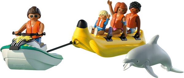 Playmobil Playmobil 71905 Scooter des mers, banane tractee & 4 personnages 4008789719058