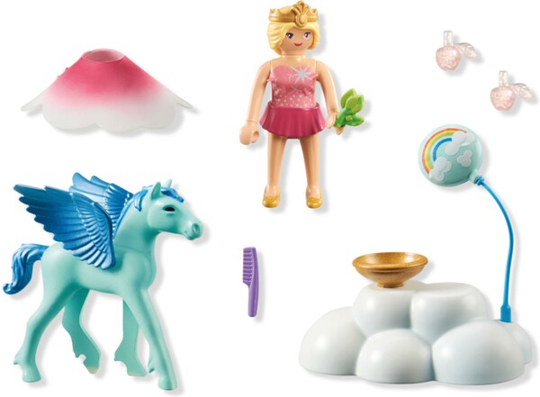 Playmobil Playmobil 71802 Princesse et poulain aile, nuage et accessoires 4008789718020