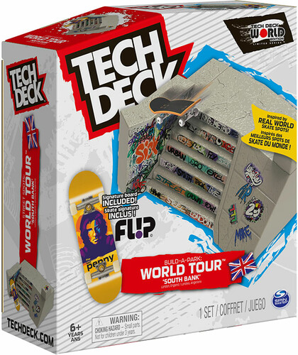 Tech Deck Tech Deck Rampe World Tour Skateboard 'South Bank' 778988267592