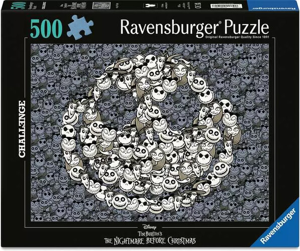 Ravensburger casse-tête Casse-tête 500 Etrange Noël M. Jack 4005555015017