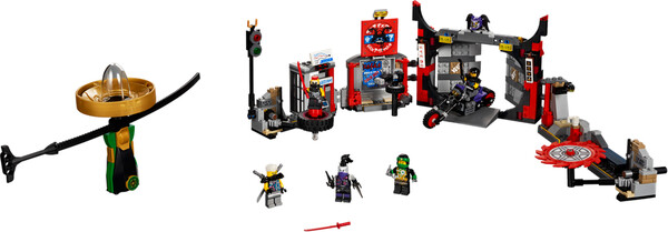 LEGO LEGO 70640 Ninjago Le QG du Gang des Fils de Garmadon 673419281249