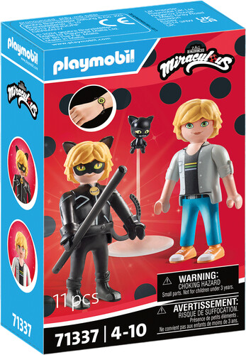 Playmobil Playmobil 71337 Miraculous Adrien et Chat Noir 4008789713377