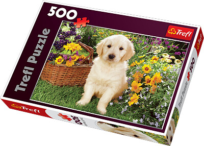 Trefl Casse-tête 500 chiot Labrador dans le jardin Trefl 37160 5900511371604