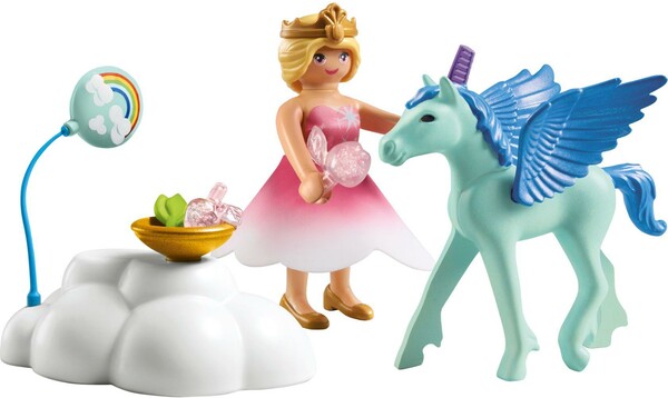 Playmobil Playmobil 71802 Princesse et poulain aile, nuage et accessoires 4008789718020