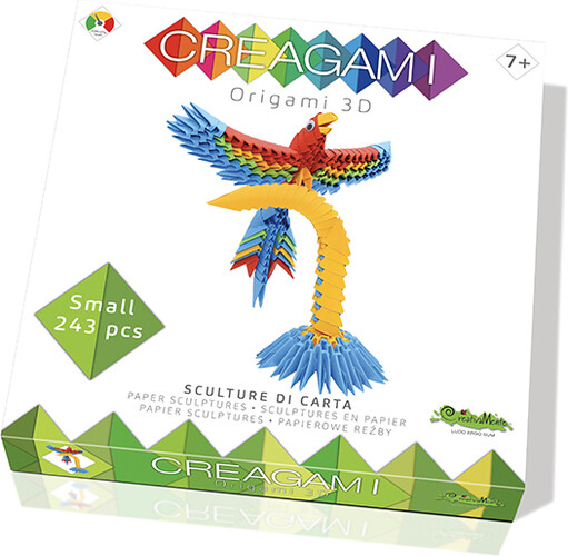 CreativaMente Creagami Perroquet 243 pcs Origami 3D 8032591788137