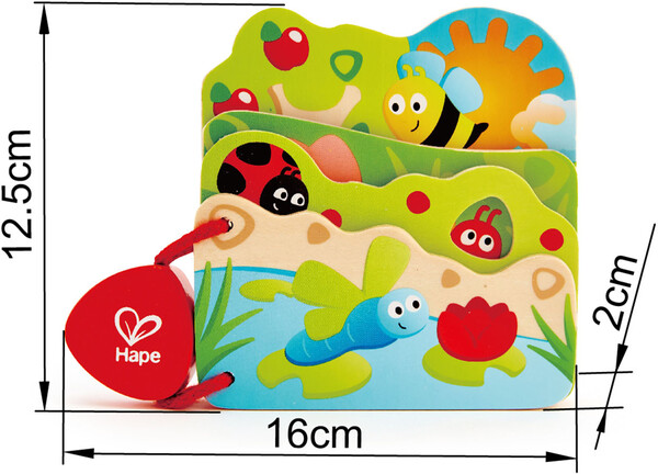 Hape Livre bois bébé - les insectes 6943478020290