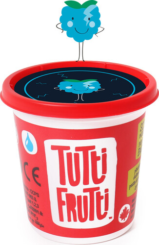 Tutti Frutti Pâte à modeler 100g fluo bleu framboise bleue (fr/en) 061404128646