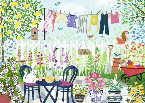 Ravensburger casse-tête Casse-tête 1000 Jardin d'été 4005555017547