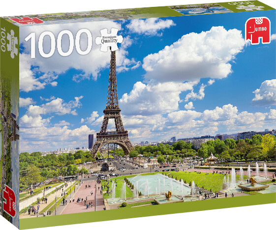 Jumbo Casse-tête 1000 La Tour Eiffel en été, Paris, France 8710126188477