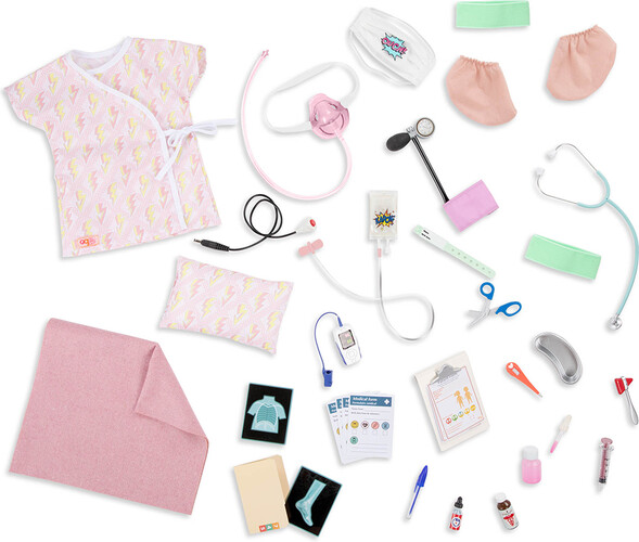 Poupées Our Generation Accessoires OG - Chambre d'hôpital "Get Well Room" 062243443372