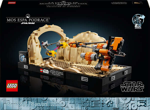 LEGO LEGO 75380 Diorama de la course de podracers de Mos Espa 673419389525