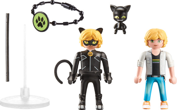 Playmobil Playmobil 71337 Miraculous Adrien et Chat Noir 4008789713377