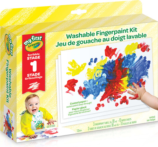 Crayola Jeu de gouache au doigt lavable 063652689504