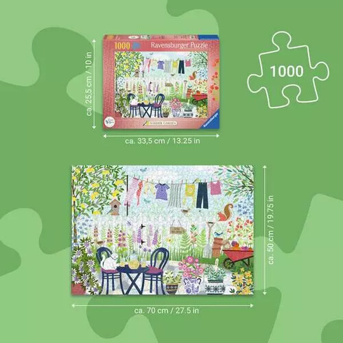 Ravensburger casse-tête Casse-tête 1000 Jardin d'été 4005555017547
