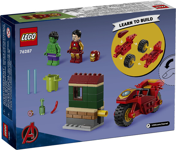 LEGO LEGO 76287 Iron Man avec une moto et Hulk 673419390941